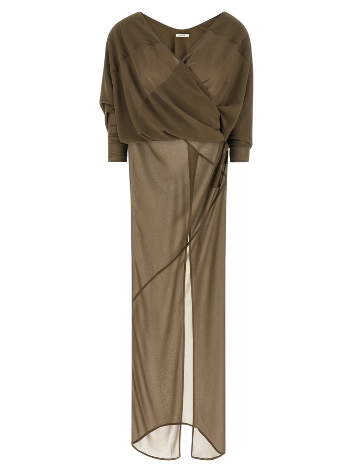 Entire Studios Asymmetrical Skirt Dress Abiti - Verde | 5e546968247488a5660db3204e6cd339ac7879ce