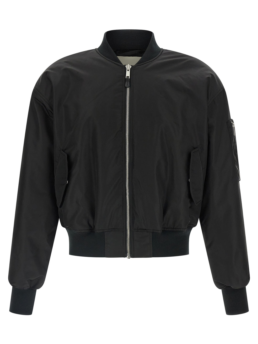 Entire Studios Nylon Bomber Jacket Puffer Jackets - Nero | 41bc13a9ab6e5234acaab19be30a31e7e2dac867