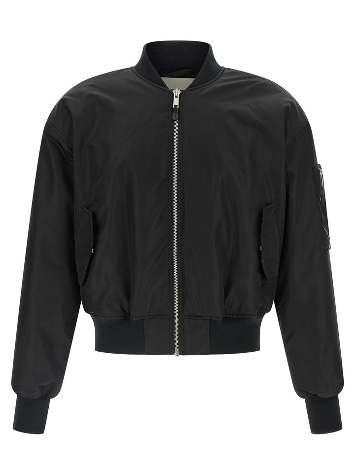 Entire Studios Nylon Bomber Jacket Puffer Jackets - Nero | 41bc13a9ab6e5234acaab19be30a31e7e2dac867