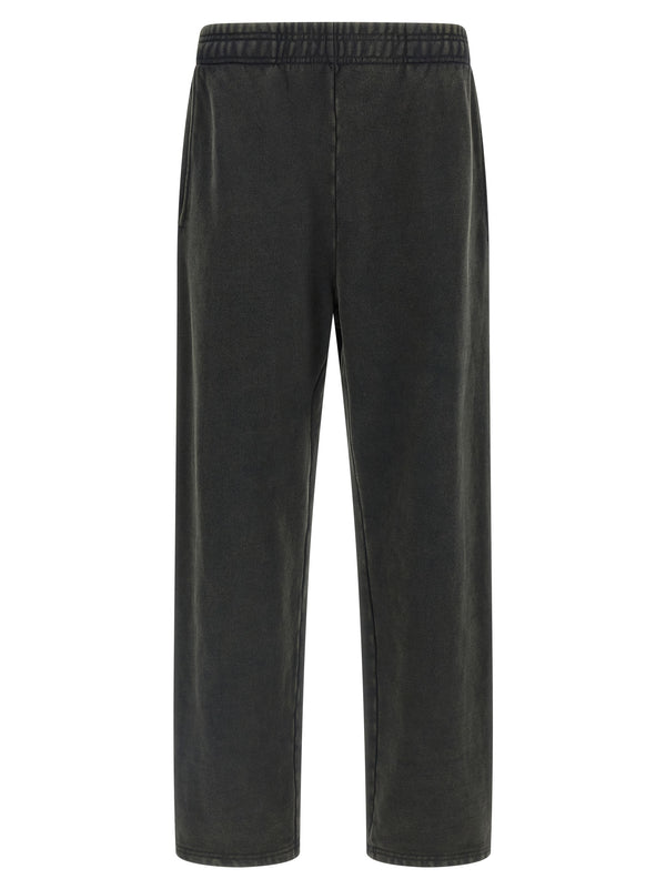 Cotton Joggers Pantaloni Grigio