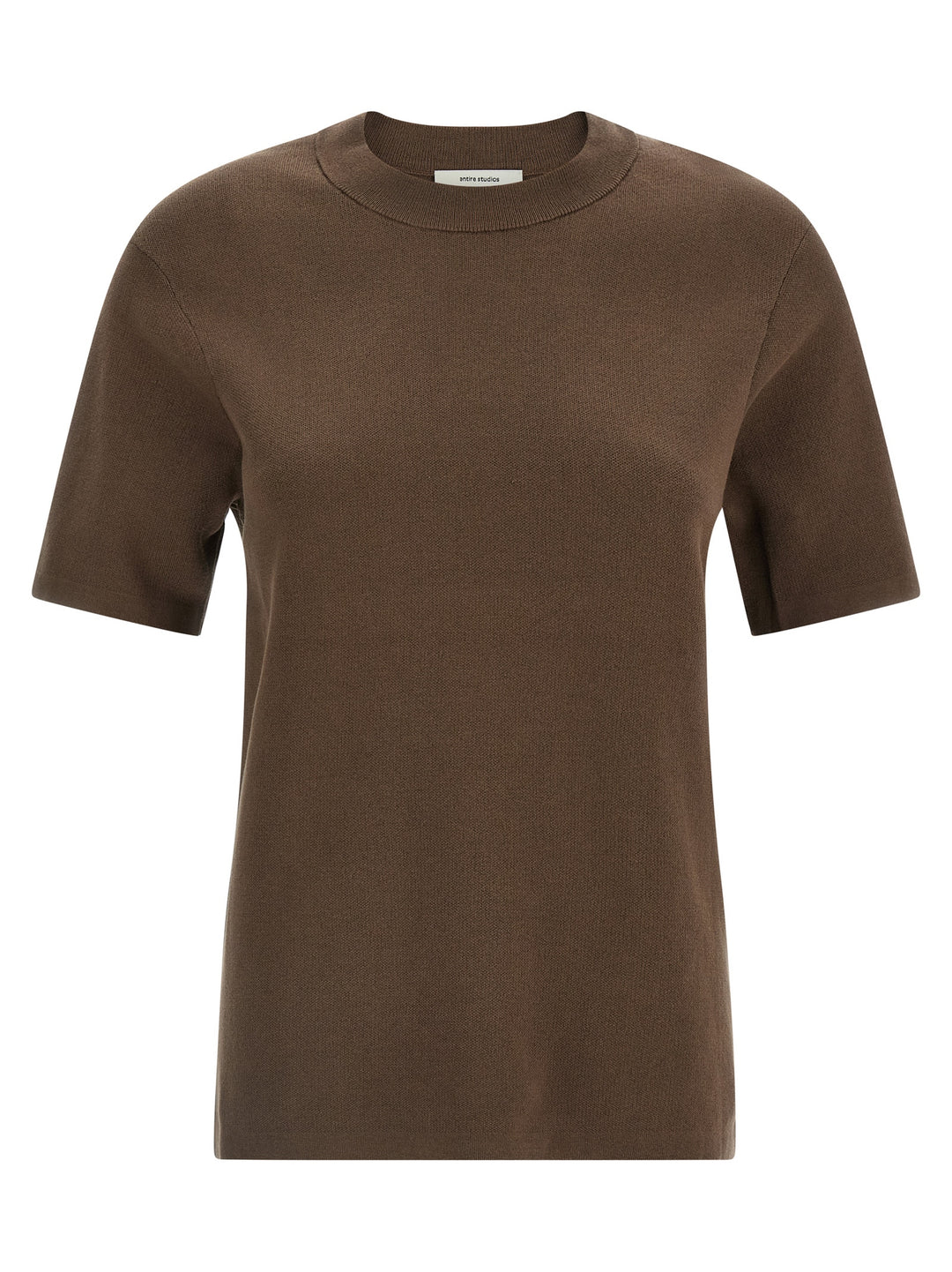 Entire Studios Mercerized Cotton T shirt - Marrone | f4c3c3b8fbc14201403f7722ff0a99fa8f3d593f