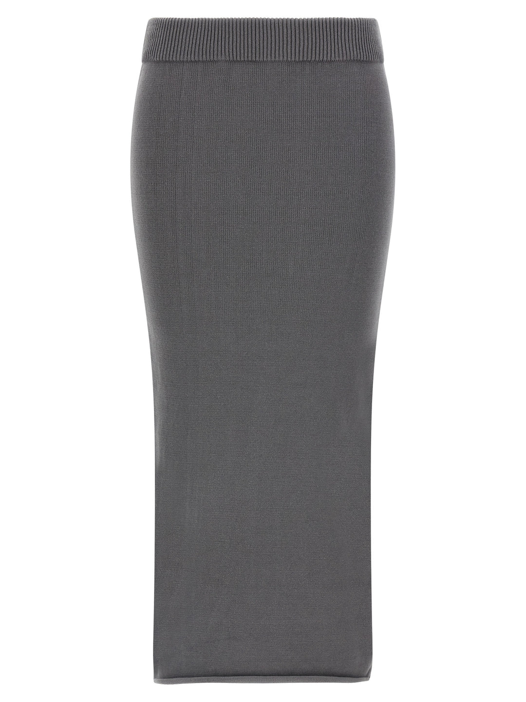 Entire Studios 'Raw Knit Skirt Gonne - Grigio | 7c4f11cf33762a175d8c9293ecbebc5e68d0be96