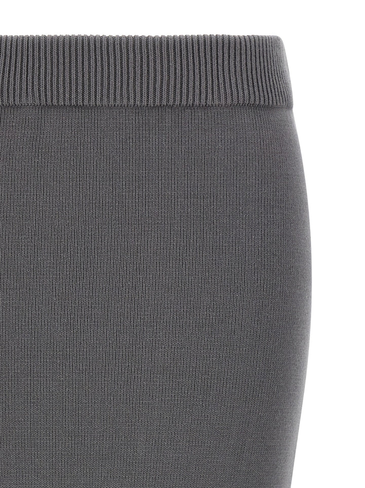 Entire Studios 'Raw Knit Skirt Gonne - Grigio | 060e780ab190d0c9d18ca0e0db93f0e37f4f1a06