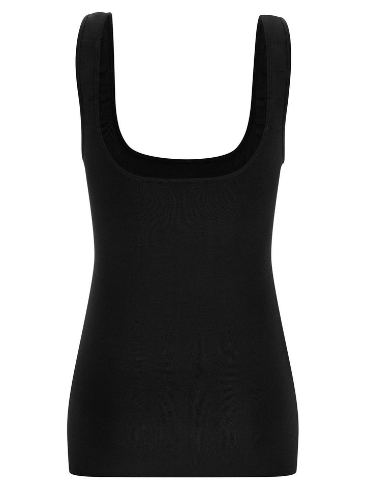 Entire Studios Square Neckline Top Top - Nero | 469a0a94534387f724f3724242c5d50c501a1c9f