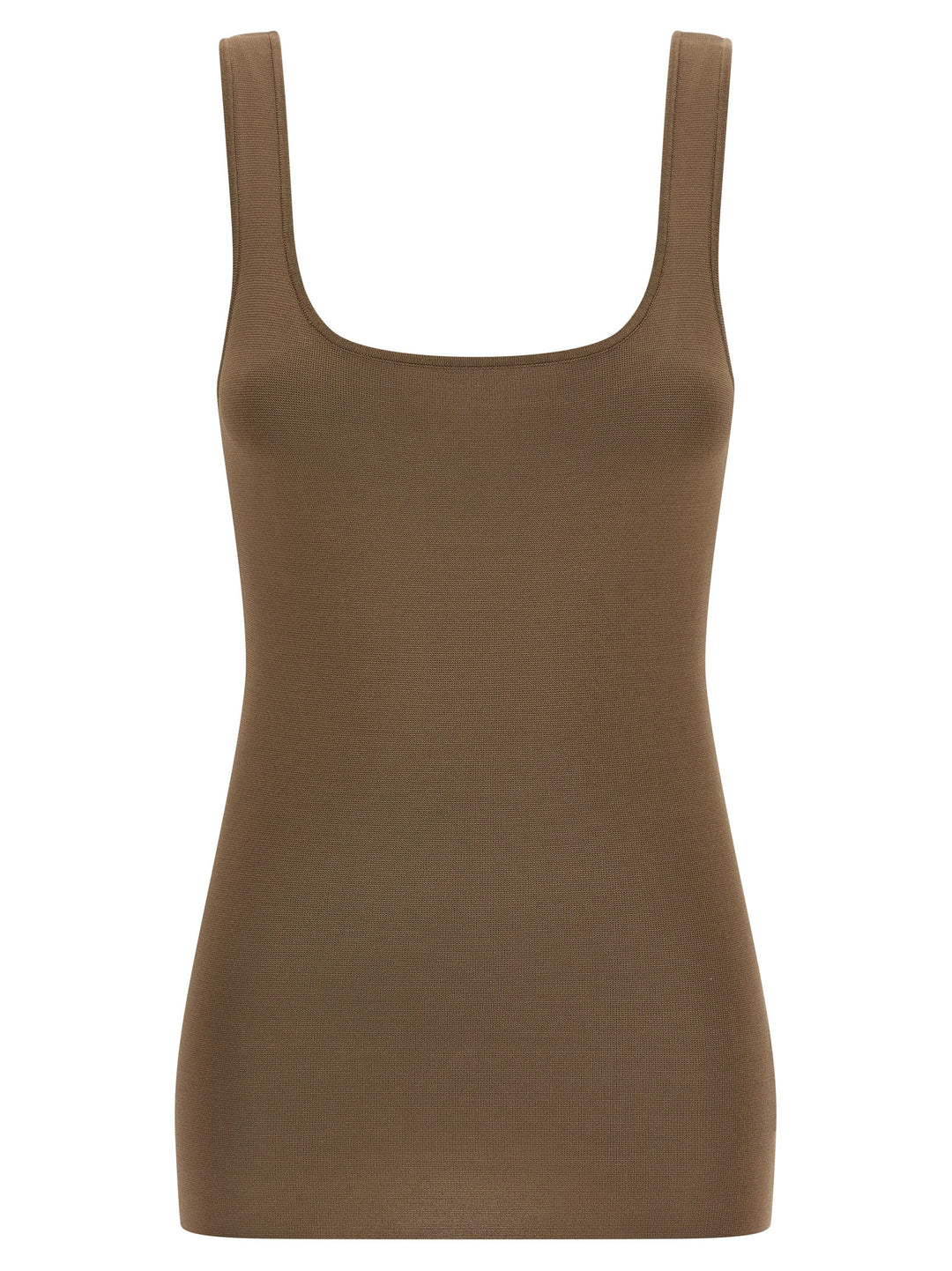 Entire Studios Square Neckline Top Top - Marrone | c7a69c7f6c4e12daea143061107914e98358ea4b
