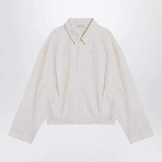Ivory Shirt In Cotton