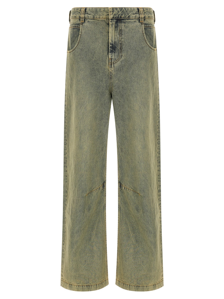 Entire Studios Gem Surface Wave Jeans - Giallo | 5dc3aeb31ac32e1b324c736a325bb64c290d84b6