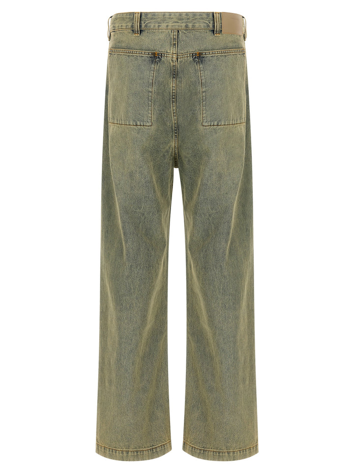 Entire Studios Gem Surface Wave Jeans - Giallo | 36dec20342007aab76a9b7788d67a619d8d284d2