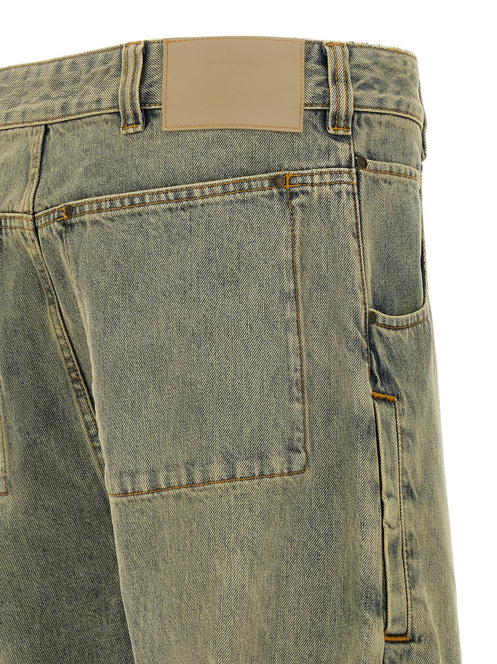 Entire Studios Gem Surface Wave Jeans - Giallo | 61a786e0464fc03d5e260a52dad57022283e38dd