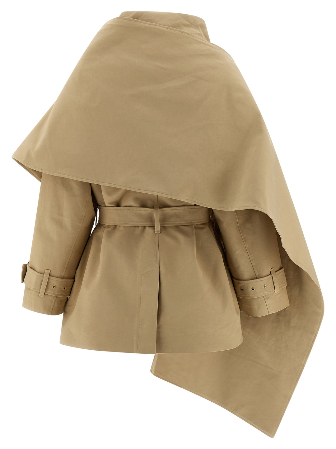 Entire Studios Mini Scarfcoat Trench e Impermeabili - Beige | faac9454e42a328fde21a6551bbc59b2c2a7f34b