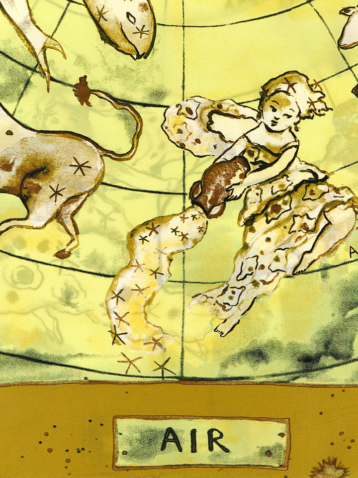 Diane Von Furstenberg Zodiac Flag Sciarpe - Giallo | b9b31975ba6b423069cce715c568e9b3c7757627