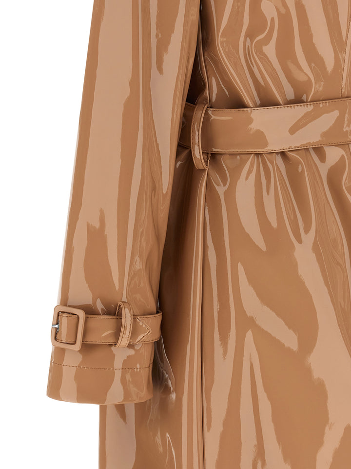 Dolce & Gabbana Vinyl Trench Coat Trench e Impermeabili - Rosa | dcb62c824f00cb1984e525c10501fca6f46fd843
