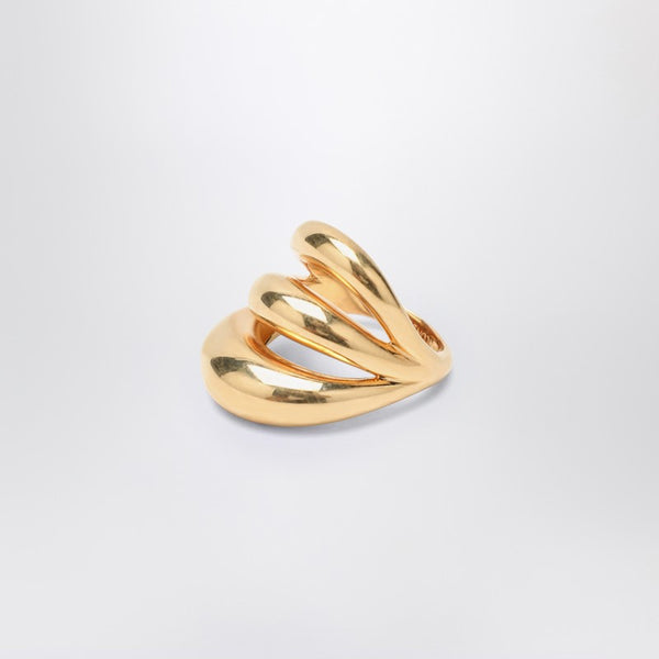 Triptych Blow Up Gold Ring
