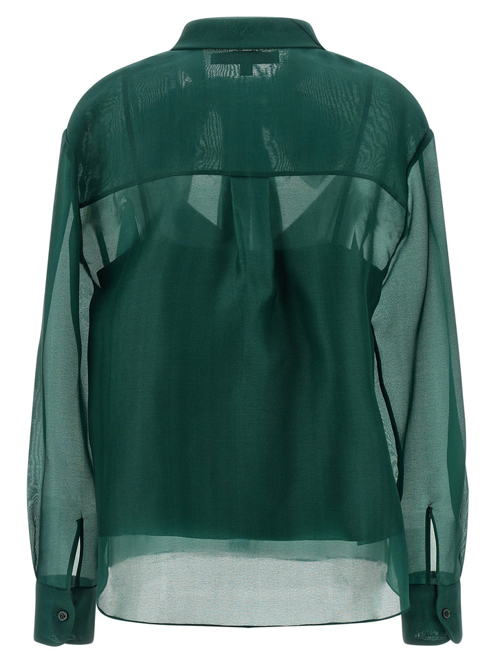 Carolina Herrera Organza Blouse Camicie - Verde | 9640dd749e37cf3c15787b1ea8d4f70ef85aac0b