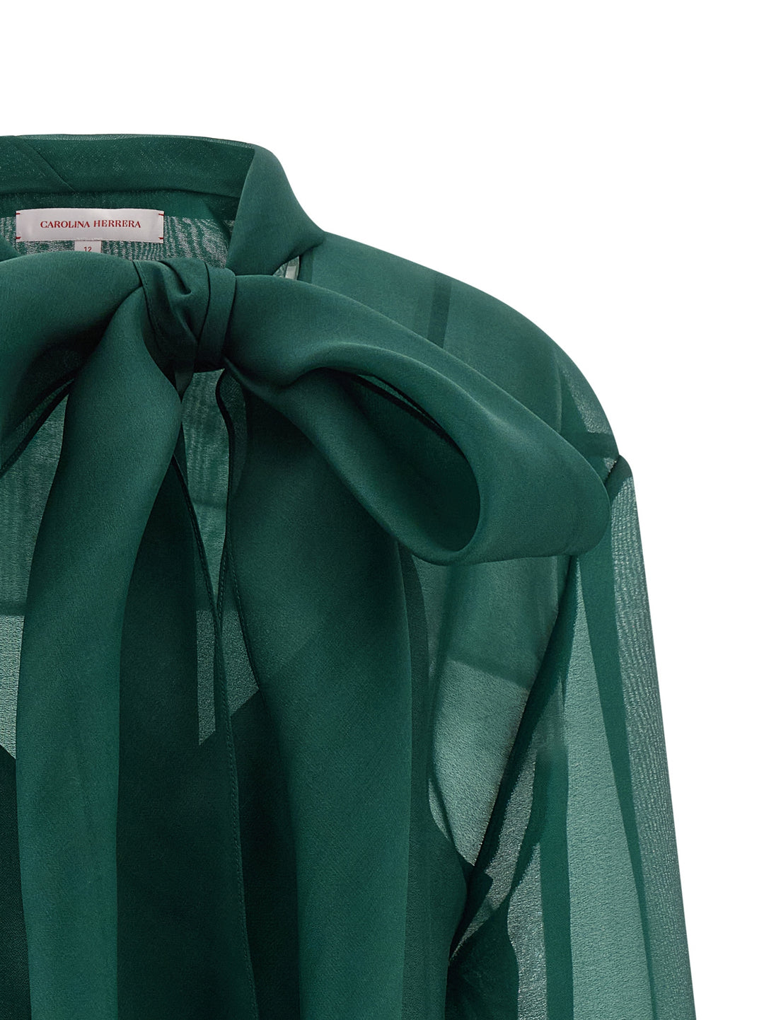Carolina Herrera Organza Blouse Camicie - Verde | 9eff485cd014fc4a7e4cc8eea232e4d9dc87ea2e