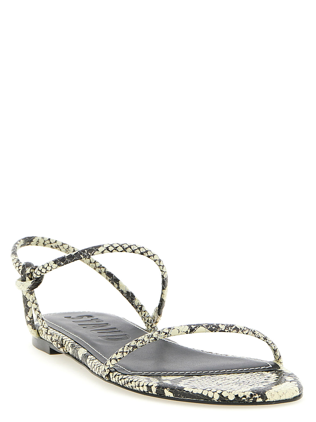 Staud Laurel Sandali - Bianco/Nero | 8251525a1836a73ec464a7cc9ea7214d9d76a037