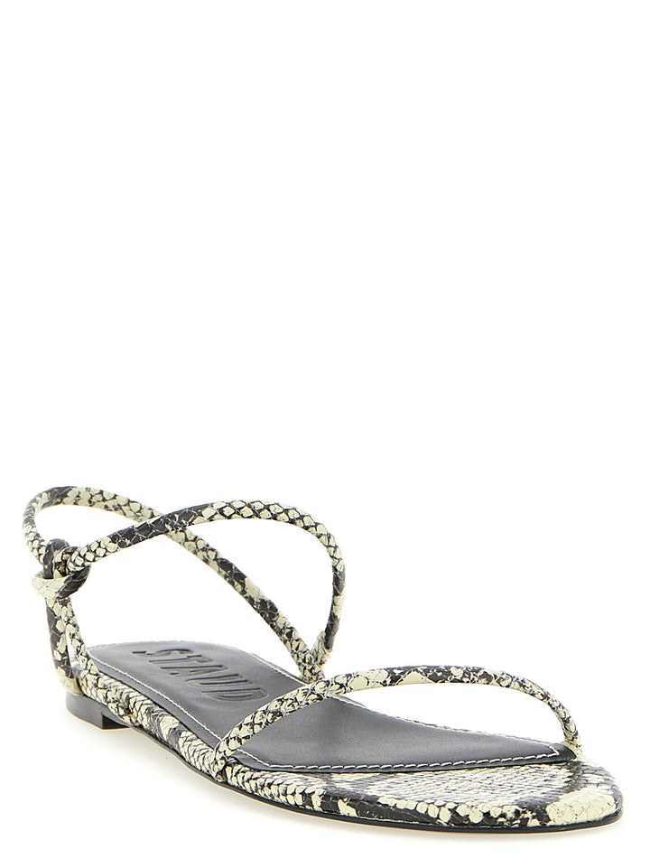 Staud Laurel Sandali - Bianco/Nero | 8251525a1836a73ec464a7cc9ea7214d9d76a037