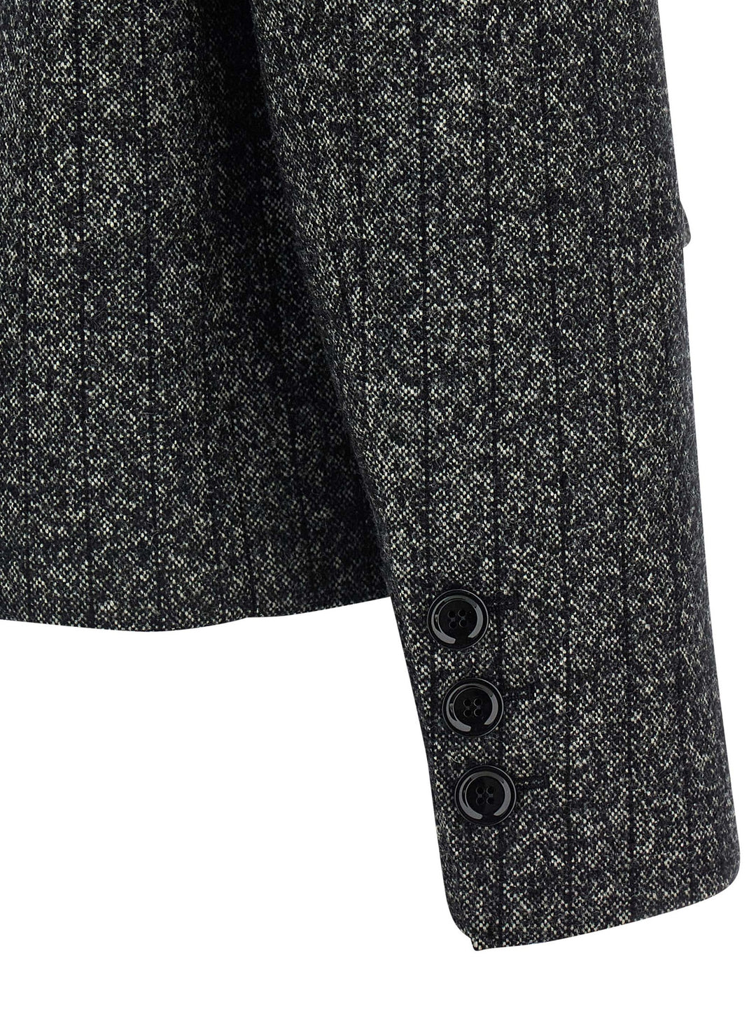 Dolce & Gabbana Striped Wool Blazer BlazerS - Bianco/Nero | 0aad67c8f06315db26a262cb5b0e265eae6eda45