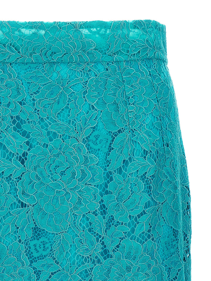 Dolce & Gabbana Lace Skirt Gonne - Celeste | 46aa2c3ff50811e3a3a3fcc6eeb7eec90e7824c4
