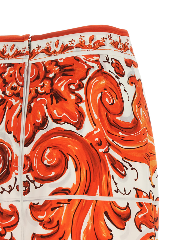 Dolce & Gabbana Maiolica Gonne - Arancione | 4d635770c46c74c54c4539f31bbe44731f0f799a