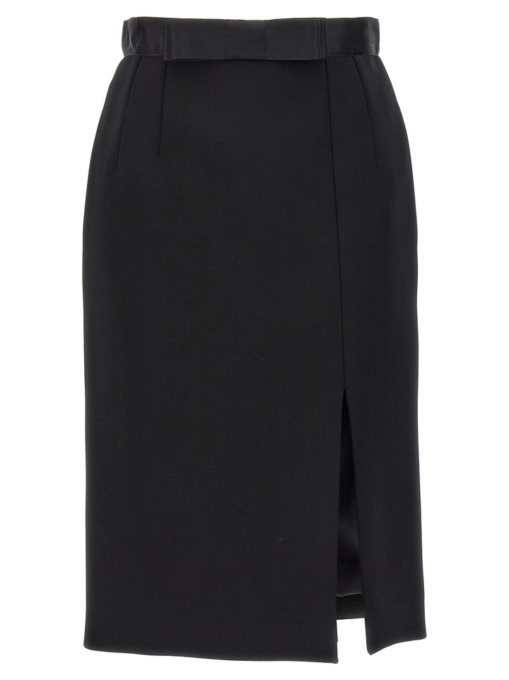 Dolce & Gabbana Wool Pencil Skirt Gonne - Nero | f9b3eb409e917a07cd7a6a2dbb18c48511752e73