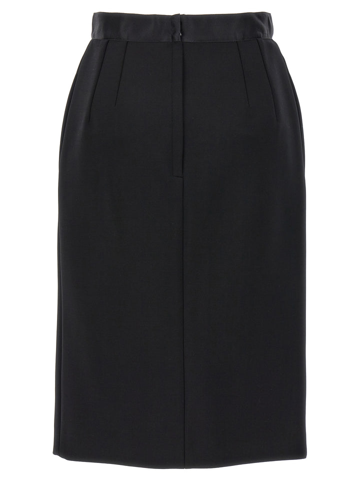 Dolce & Gabbana Wool Pencil Skirt Gonne - Nero | b73c558d9c8b5b3c53bce20fa7c4a00ea548d6fd