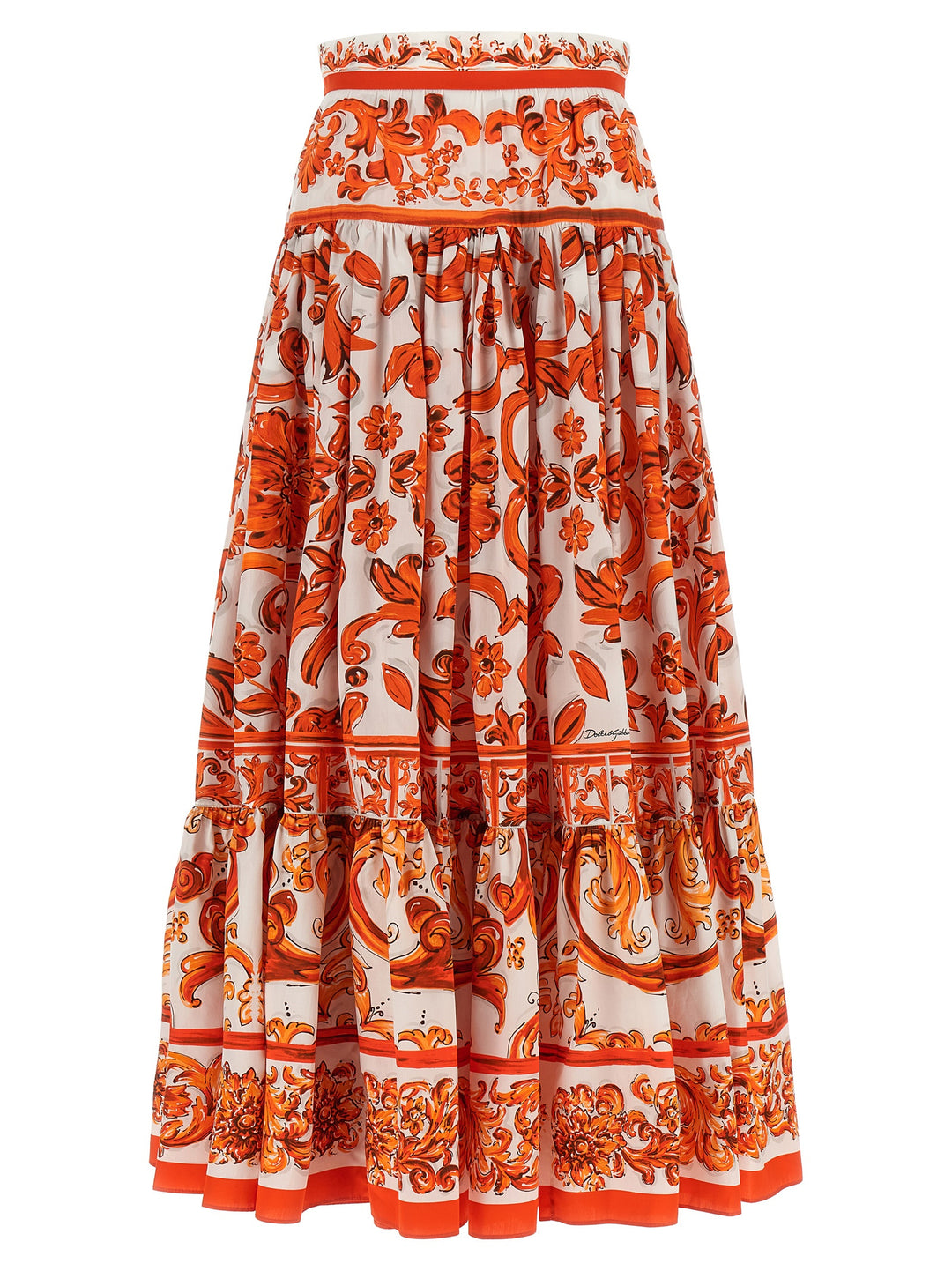 Dolce & Gabbana Maiolica Gonne - Arancione | 8f941041026b108695870aaadfbf8ccdb6444a99