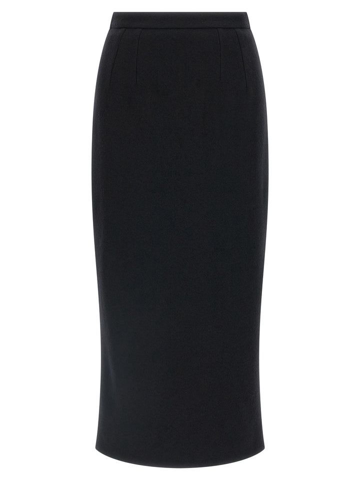 Dolce & Gabbana Wool Sheath Skirt Gonne - Nero | fbe371284374eac16cd465f77881827fd4b9829e
