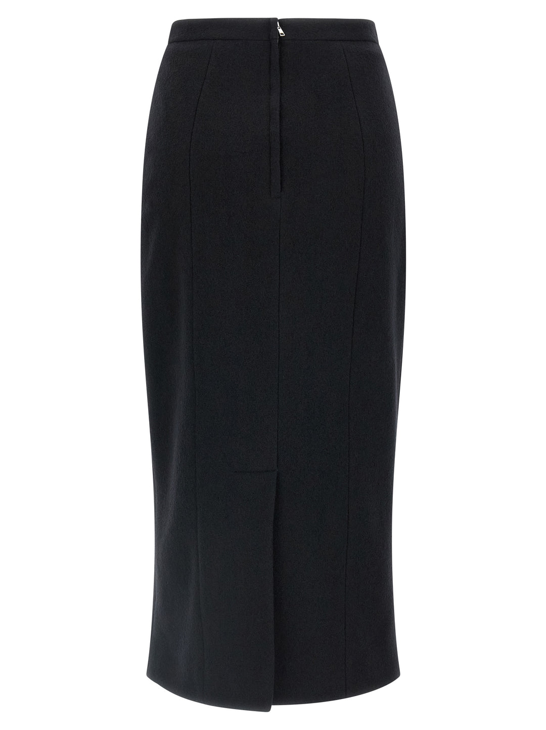 Dolce & Gabbana Wool Sheath Skirt Gonne - Nero | 36571bdb0c5da09a3e64c864727492eecb4892a9