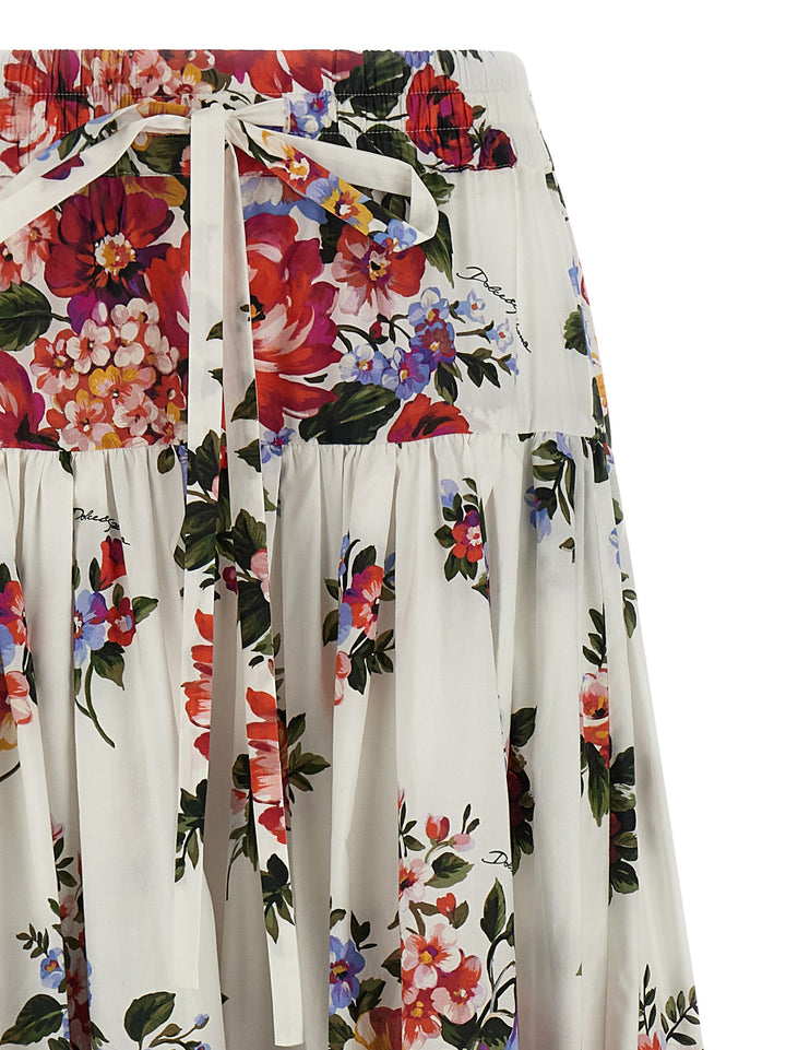 Dolce & Gabbana Mazzo Di Fiori Gonne - Bianco | 826c812a8980b1dc9f7ac96d7e34240593e9a897