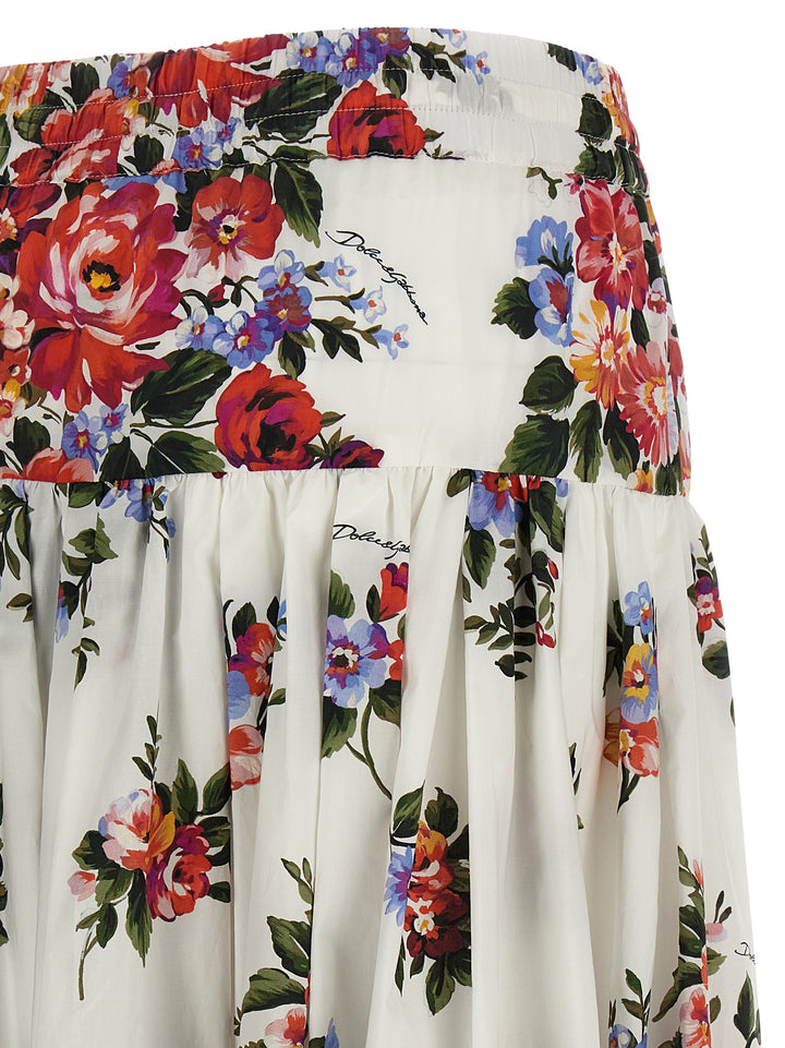 Dolce & Gabbana Mazzo Di Fiori Gonne - Bianco | cd4b942a52772557aa854ccf2f2cf4aaf061bdf6