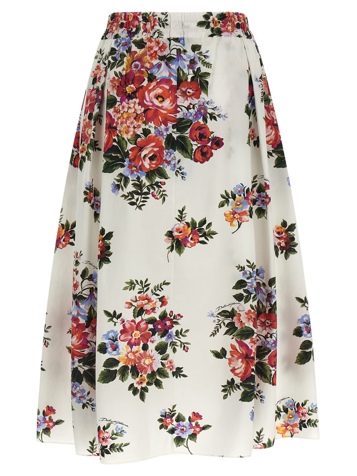 Dolce & Gabbana Mazzo Di Fiori Gonne - Bianco | d4bf83517621609c963524ec1eb0b0d597e75a97