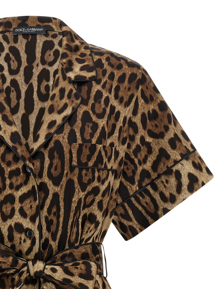 Dolce & Gabbana Leopard Shirt Camicie - Marrone | 28b4a858a8facbbbdafe0100ea1d9f448617acfe