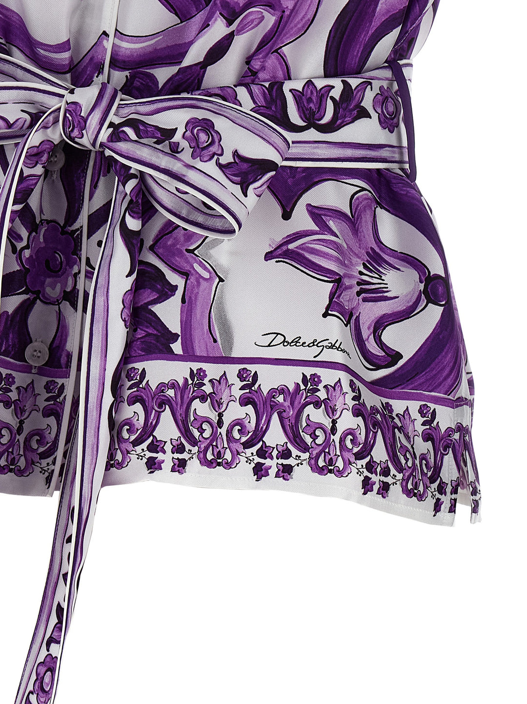 Dolce & Gabbana Maiolica Camicie - Viola | 057194be3c7cac5df05ca8de3472682139026f2b