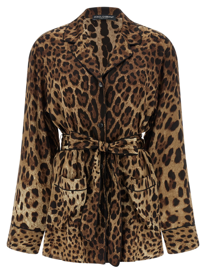 Dolce & Gabbana Leopardo Camicie - Marrone | 506bf555e642352426539f57e1542edb521c9727