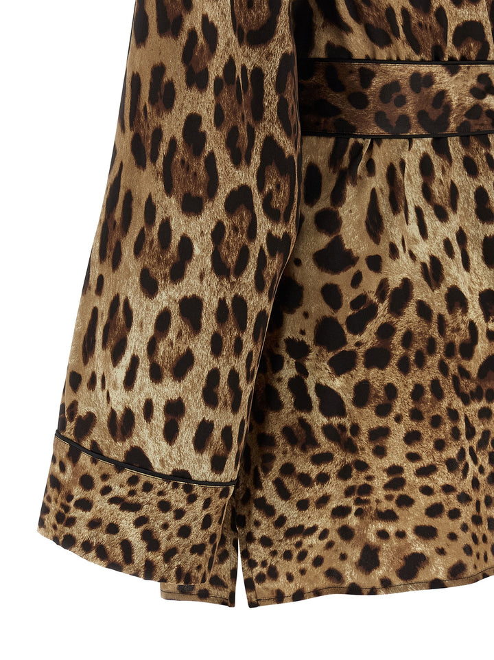 Dolce & Gabbana Leopardo Camicie - Marrone | 147c4245e19b7bd1fcc4cacd5204441c5fc3e905