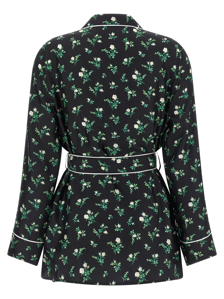 Dolce & Gabbana Roselline And Lily Of The Lilies Of The Flowers Printed Shirt Camicie - Nero | 17590011732f45a28383cca76773f6da2733d7f6