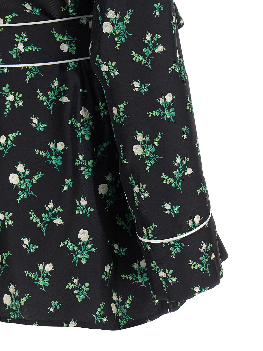 Dolce & Gabbana Roselline And Lily Of The Lilies Of The Flowers Printed Shirt Camicie - Nero | 53c115e87d5d32784d2e366149f2851914a32586