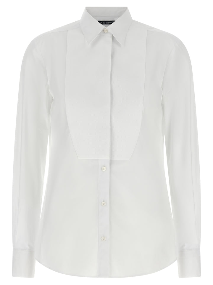 Dolce & Gabbana Tuxedo Shirt Camicie - Bianco | 326032536432a6f82570f67013eaebebb5b04a38