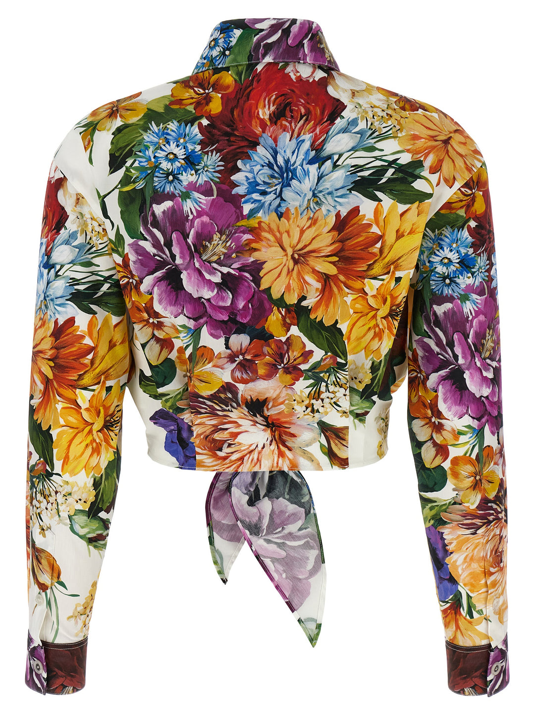 Dolce & Gabbana Floral Crop Shirt Camicie - Multicolor | e2991b0e34eeff37f92831b953c94a80ccdc5b96