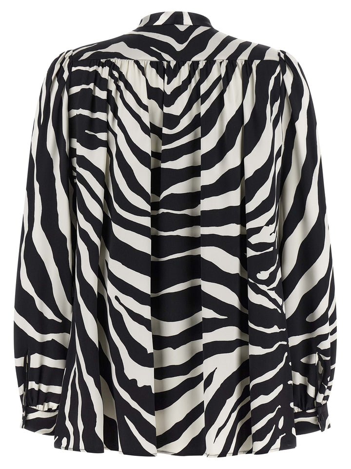 Dolce & Gabbana Zebra Camicie - Bianco/Nero | a9fc2697b7ddd806c597f41dd3a6ef93de10b20f