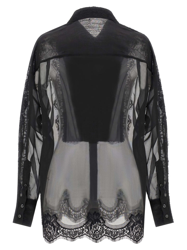 Dolce & Gabbana Viscose Shirt Camicie - Nero | 4886f5328bfd7d8d7f799c1fde57e249626850de