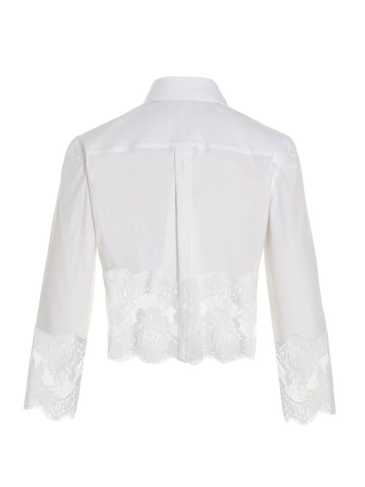 Dolce & Gabbana Lace Shirt Camicie - Bianco | 97e741892ec3db9294661ccd3a046dd6830b8729