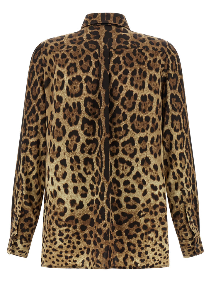 Dolce & Gabbana Leopardo Camicie - Marrone | ca87d5caaaf2b7688f3d75aec75c8784ee411ec1