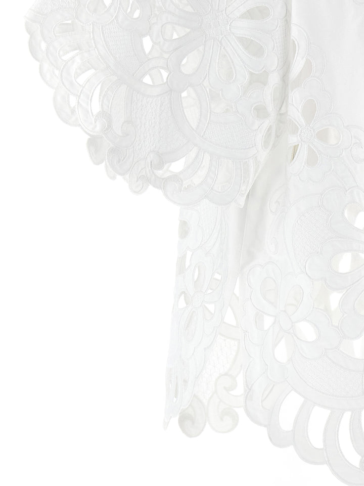 Dolce & Gabbana Cut-Out Embroidery Shirt Camicie - Bianco | f0a2604f49b62370d40f42732d194e0cb583b3f3