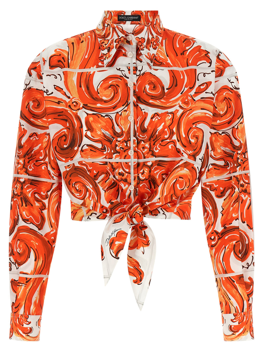 Dolce & Gabbana Maiolica Camicie - Arancione | e179427eda192a9bfdd37fc5bd9f27b3c68d36a2