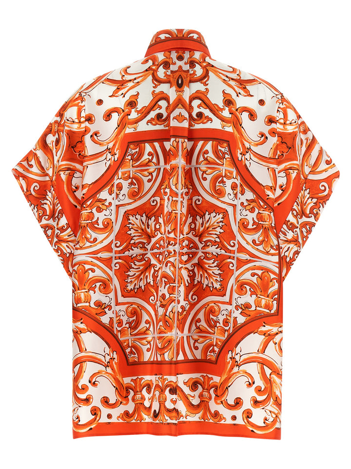 Dolce & Gabbana Maiolica Camicie - Arancione | af9a4cf20fd280a224d9f4424186ff4b456539f4