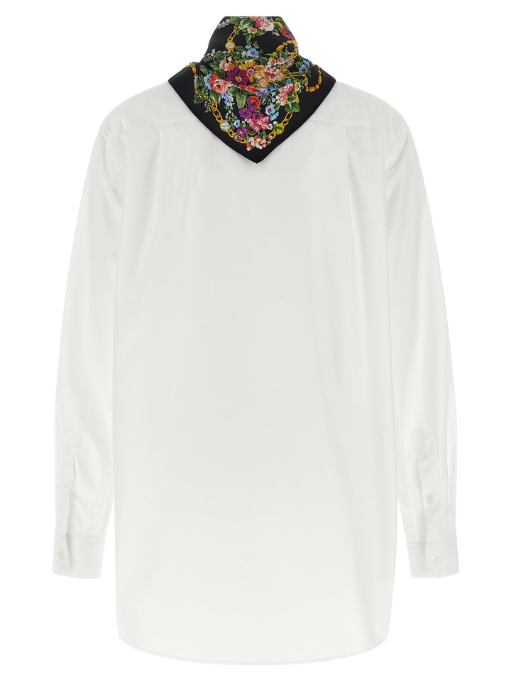 Dolce & Gabbana Shirt With Scarf Camicie - Bianco | 2ef20004b4f9497929cf8f55c3519852a05bf160