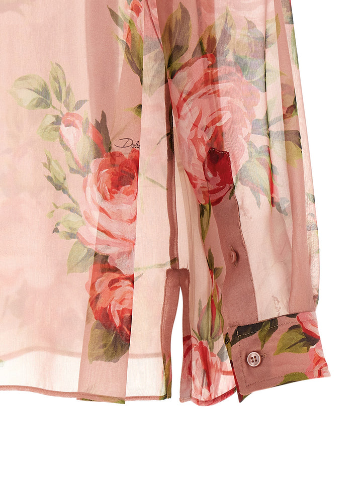 Dolce & Gabbana Bouquet Rose Camicie - Rosa | 25c64e57aa2220813ba680d1a44cf93a187b9e3b
