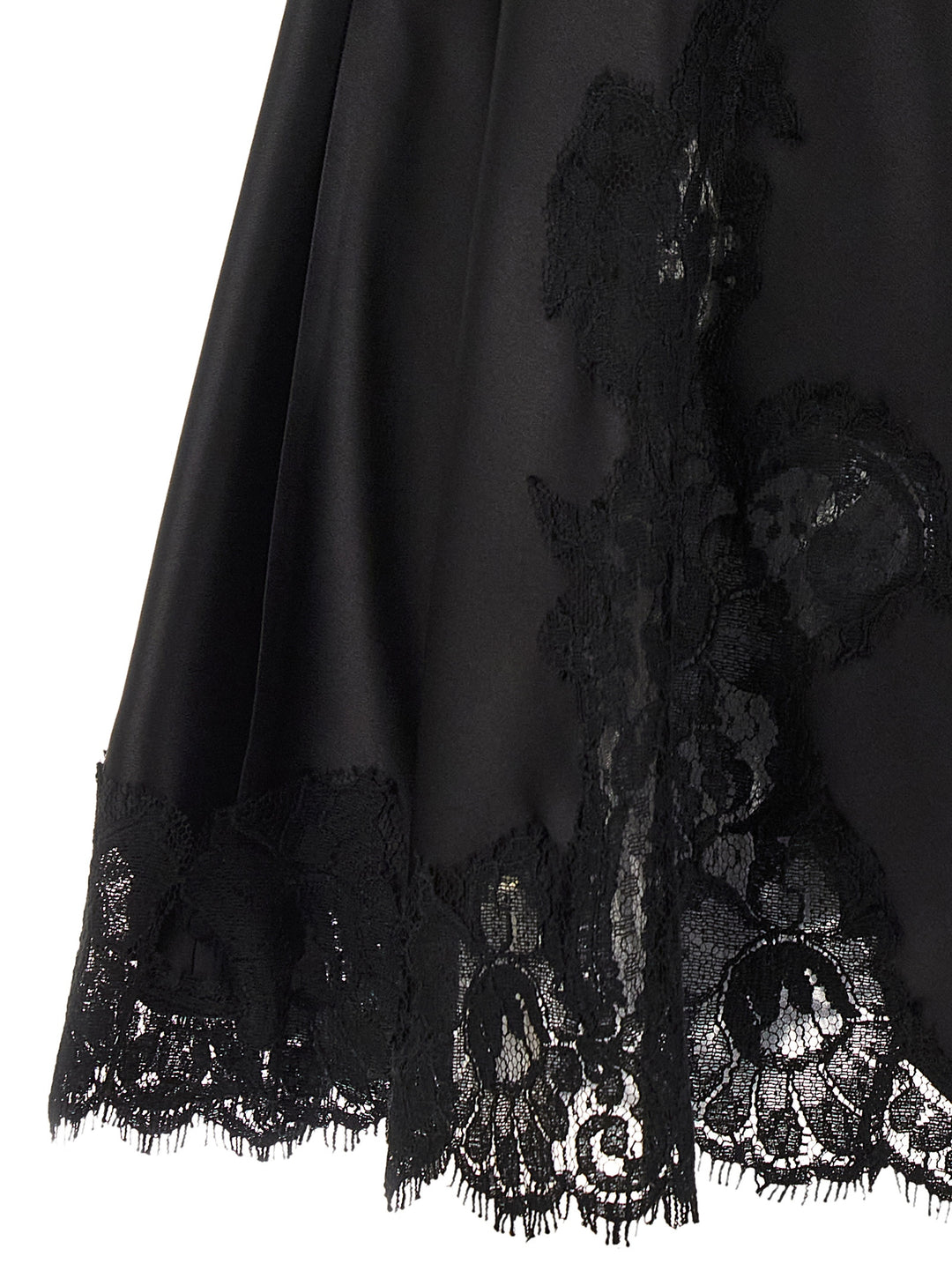 Dolce & Gabbana Satin And Lace Dress Abiti - Nero | cfcd9b5809dbd1433b60a2f49b4c966dd9122b5e